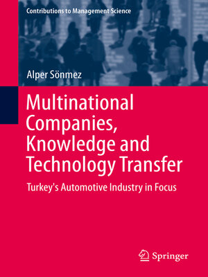 cover image of Multinational Companies, Knowledge and Technology Transfer